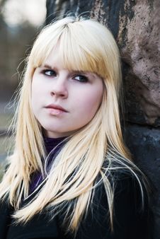 Portrait Of Sexy Young Blond Girl Royalty Free Stock Photography Portrait Of Sexy Young Blond Girl Royalty Free Stock Photography