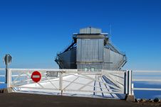 Telescopes At La Palma Royalty Free Stock Image