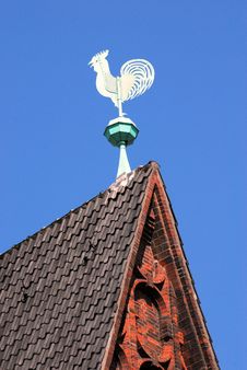 Tower With Weathercock Stock Photography Tower With Weathercock Stock Photography