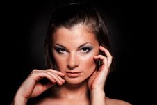 Glance Royalty Free Stock Photography Glance Royalty Free Stock Photography