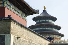 The Temple Of Heaven In Beijing. Royalty Free Stock Photo The Temple Of Heaven In Beijing. Royalty Free Stock Photo