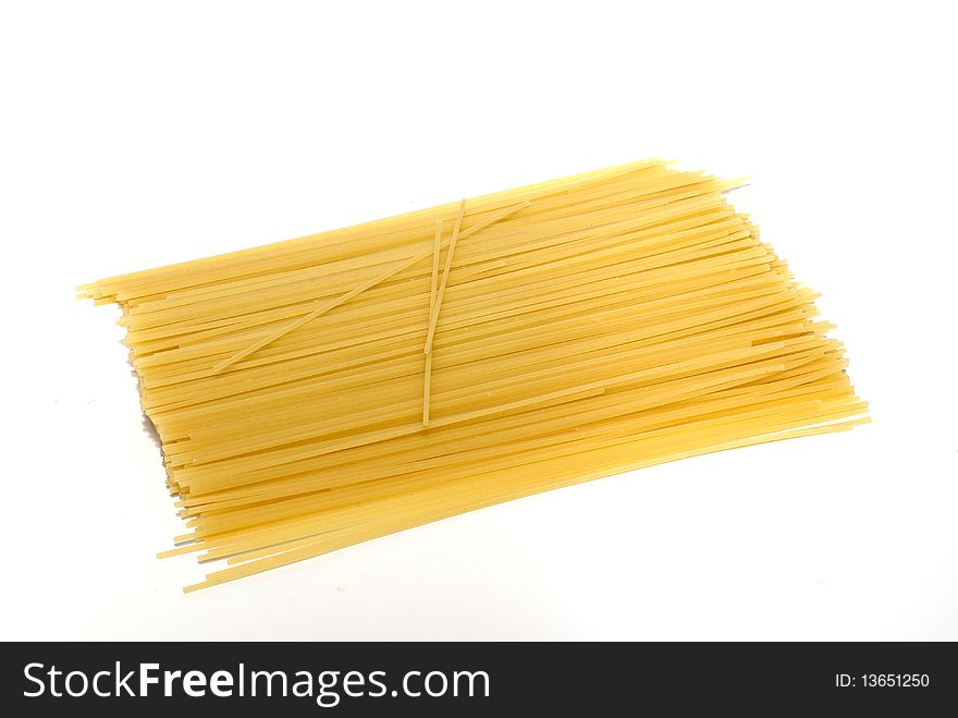 Italian pasta on white background. Italian pasta on white background