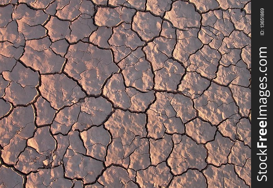 Cracked and dried earth texture made of mud. Cracked and dried earth texture made of mud