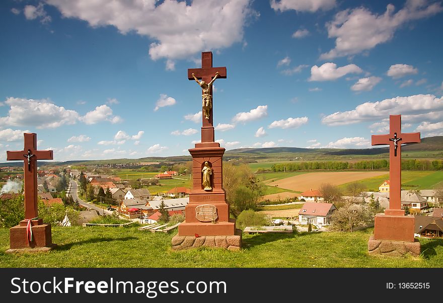 Crosses Above The Village