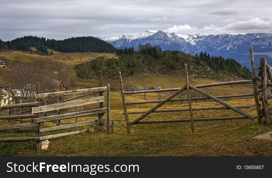 Mountain landscape, photo taken in Romania Fundatica