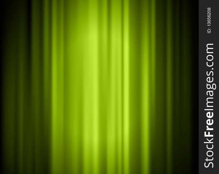 Green abstract curtain. Vector art. Green abstract curtain. Vector art