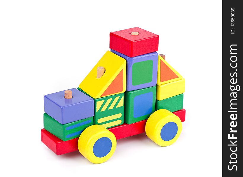 Colourful Wooden Constructor