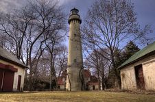 Lighthouse On Lake Michigan Stock Photography Lighthouse On Lake Michigan Stock Photography