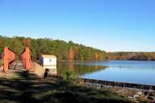Autumn Reservoir Stock Photo Autumn Reservoir Stock Photo
