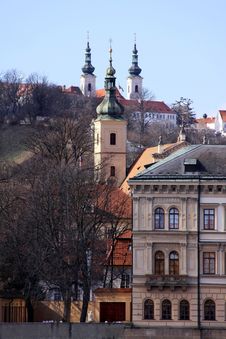 View On Prague Towers Stock Images View On Prague Towers Stock Images