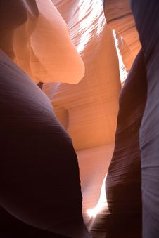 Sandstone Formation In Antelope Canyon Royalty Free Stock Images