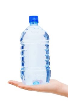 Hand With Bottle Of Water Royalty Free Stock Photography Hand With Bottle Of Water Royalty Free Stock Photography