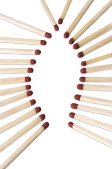 Matchstick Fire Flame Shape Royalty Free Stock Photography Matchstick Fire Flame Shape Royalty Free Stock Photography