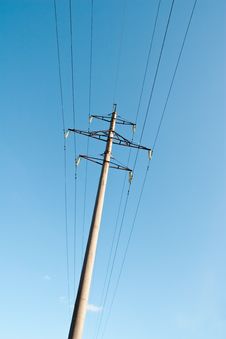 Power Line Royalty Free Stock Images Power Line Royalty Free Stock Images