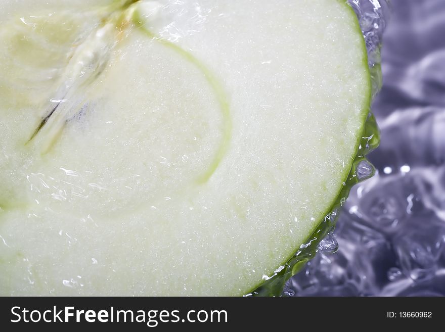 Apple Slice with Water