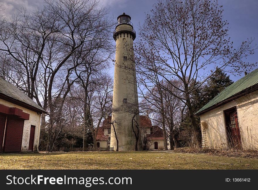 Lighthouse On Lake Michigan