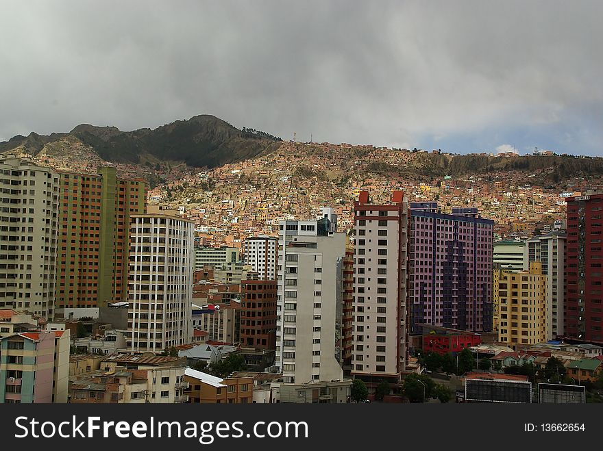 La Paz, capital of Bolivia