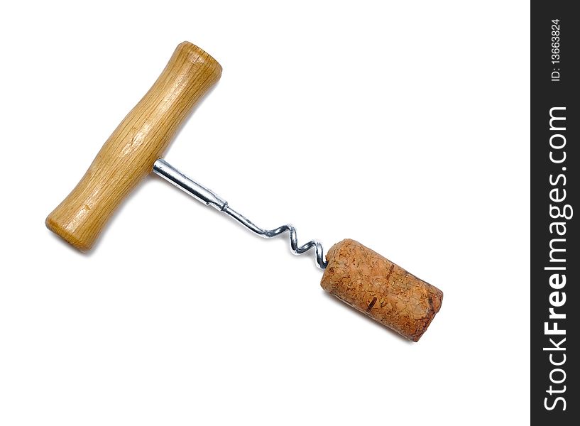 Cork and corkscrew