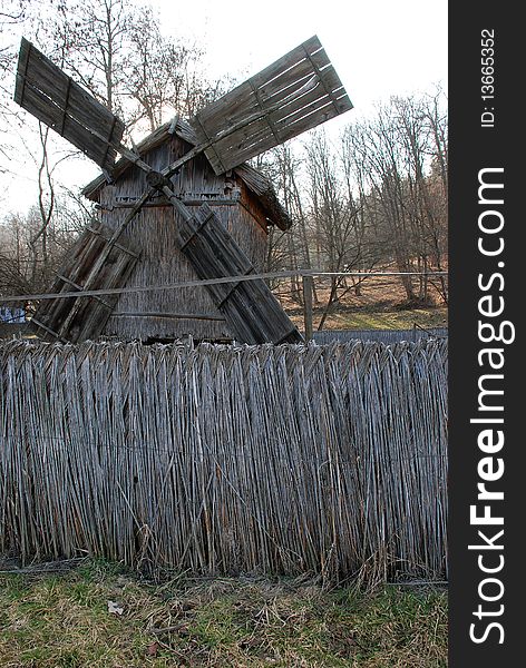Old windmill in Sibiu Romania