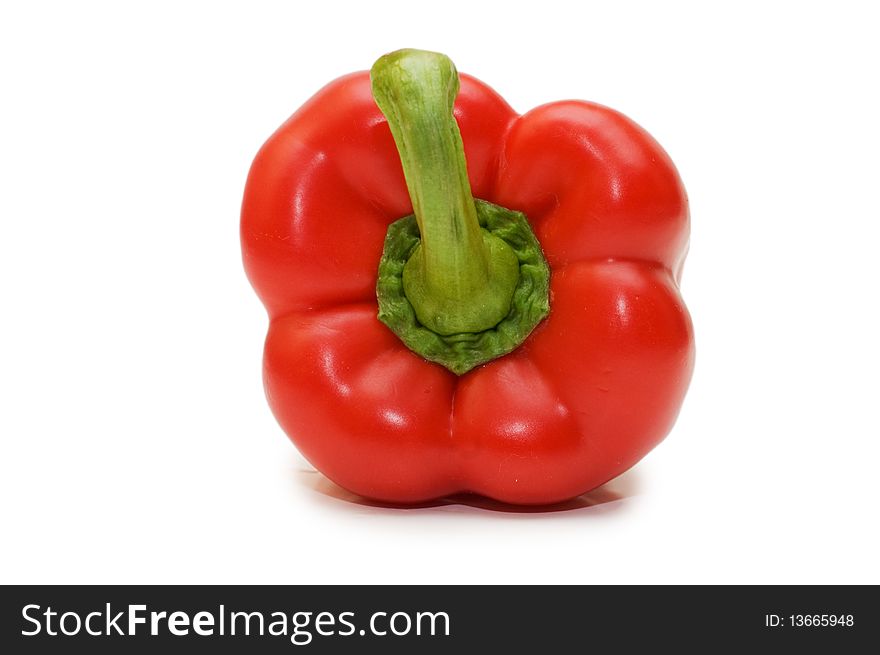 Bulgarian pepper isolated on white background