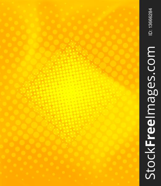 Abstract background with halftone pattern