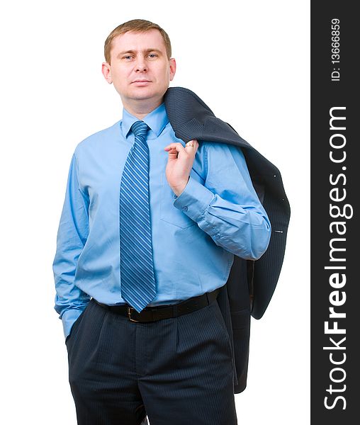 Businessman Standing Confidently