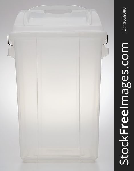 Image of plastic garbage bin