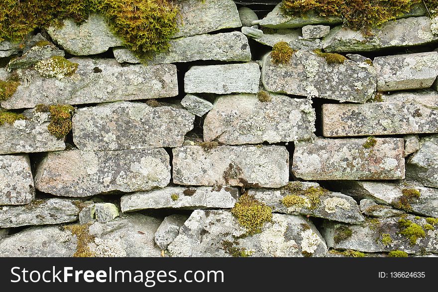 Stone Wall, Wall, Rock, Cobblestone