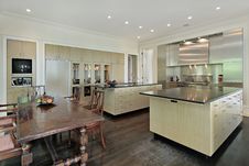 Kitchen With Eating Area Stock Photography Kitchen With Eating Area Stock Photography