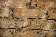 Rough Brick Wall Royalty Free Stock Photo Rough Brick Wall Royalty Free Stock Photo