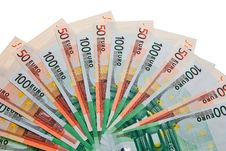 100 And 50 Euro Banknotes. Stock Photos 100 And 50 Euro Banknotes. Stock Photos