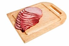 Smoked Ham Slices. Royalty Free Stock Photo Smoked Ham Slices. Royalty Free Stock Photo