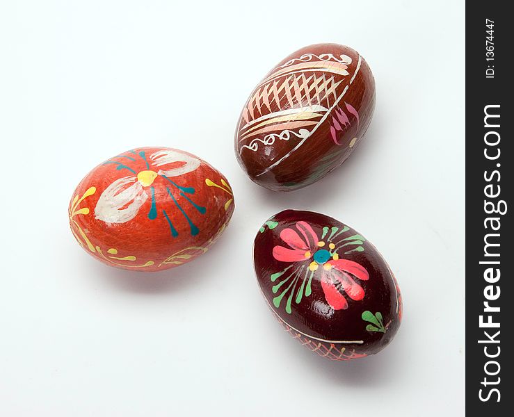 Easter painted eggs