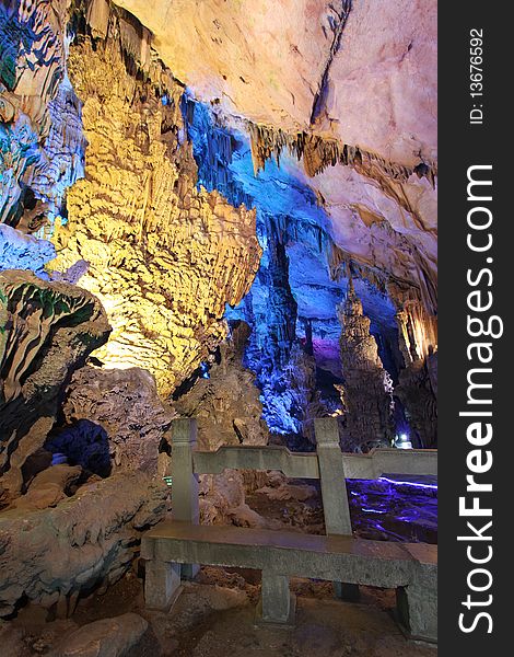 This is the reed flute cave guilin