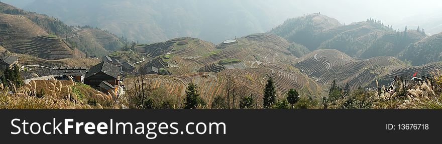 These are the longji terracefields. These are the longji terracefields