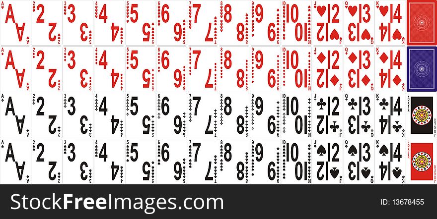 Playing Cards With Large Numbers