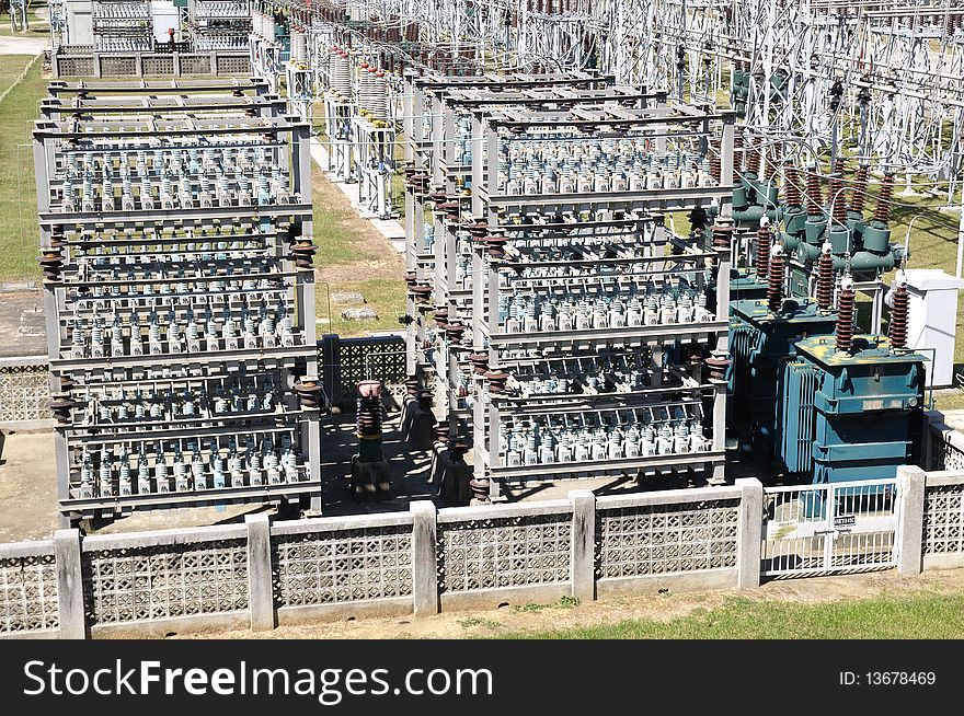 Many facilities of a transformer station