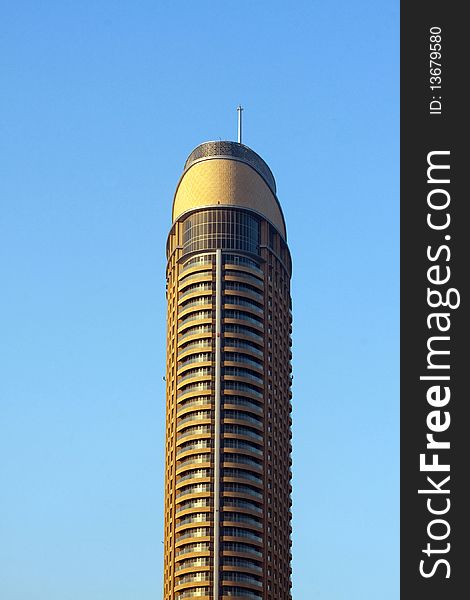 Modern Buildings in Dubai, Elliptical Hotel Tower