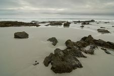 Rocky Beach With Dramatic Sky Stock Photo Rocky Beach With Dramatic Sky Stock Photo