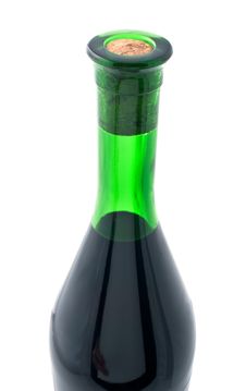 Wine Bottle With Cork Stock Photography Wine Bottle With Cork Stock Photography