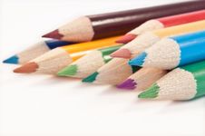 Coloured Pencil Arrangement. Stock Photography Coloured Pencil Arrangement. Stock Photography