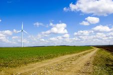 Windmill Conceptual Image. Stock Photos