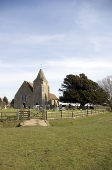 St Clements Church Old Romney. Royalty Free Stock Photography