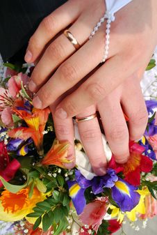 Wedding Rings Royalty Free Stock Photography Wedding Rings Royalty Free Stock Photography