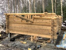 Free Log Cabin Royalty Free Stock Photos - 13689388