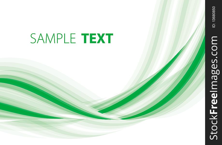 Abstract template with light green tape