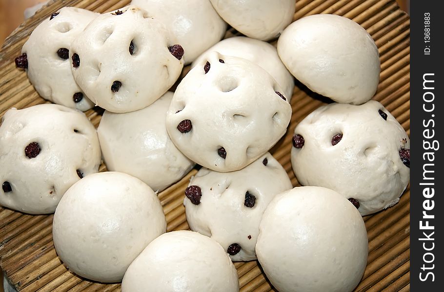 Chinese Steamed bread with Jujubeï¼ŒPhoto taken on: March 05th, 2010