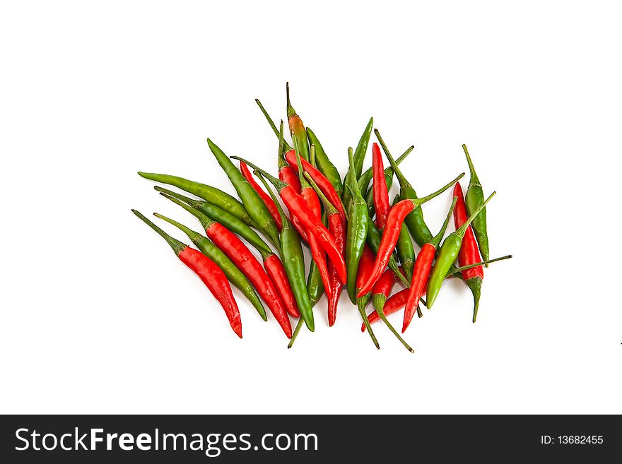 Heap of red and green hot chilli pepper. Heap of red and green hot chilli pepper