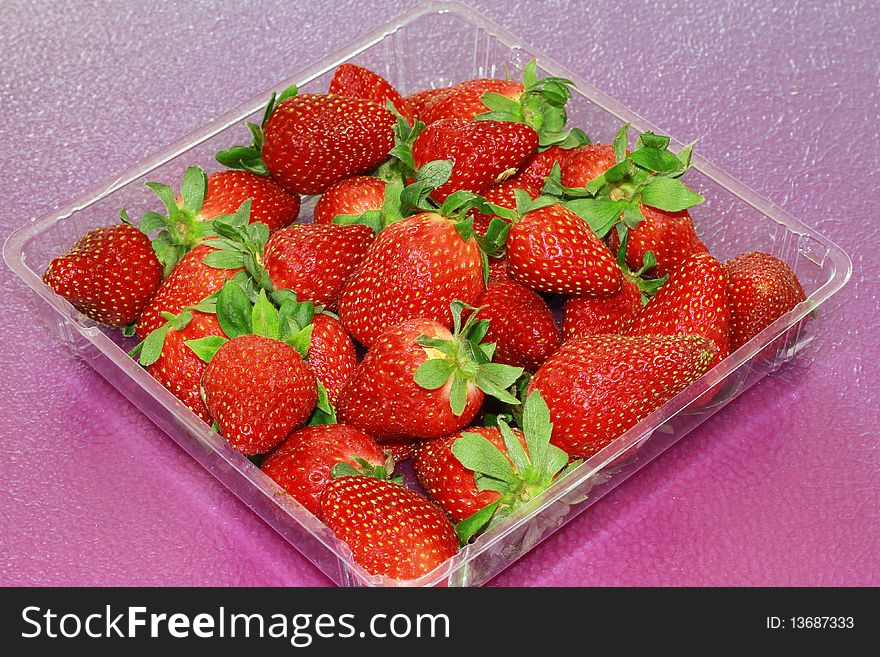 A group of red strawberry