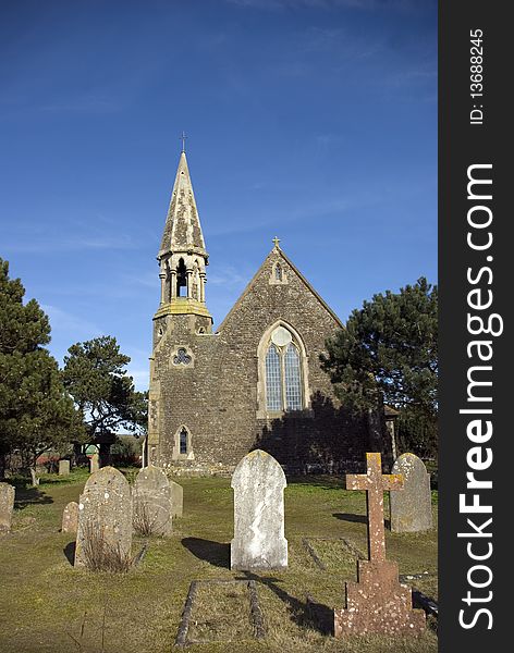 Holy Spirit Church in the Sussex village of Rye Harbour England. Holy Spirit Church in the Sussex village of Rye Harbour England.